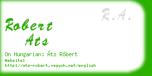 robert ats business card